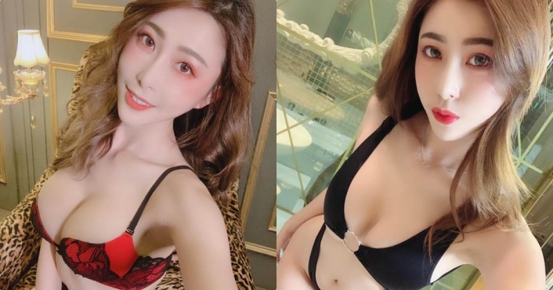 女神「Abbie huang」美乳火辣誘惑，超兇內衣辣照尺度好猛烈！